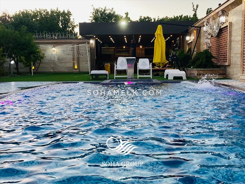 فروش باغ ویلای زیبا در دهکده ویلای کردزار شهریار