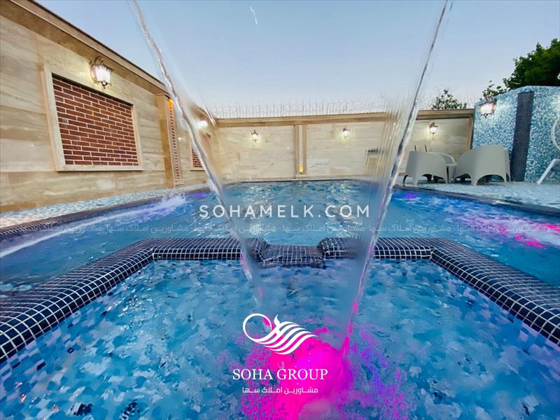 فروش باغ ویلای زیبا در دهکده ویلای کردزار شهریار