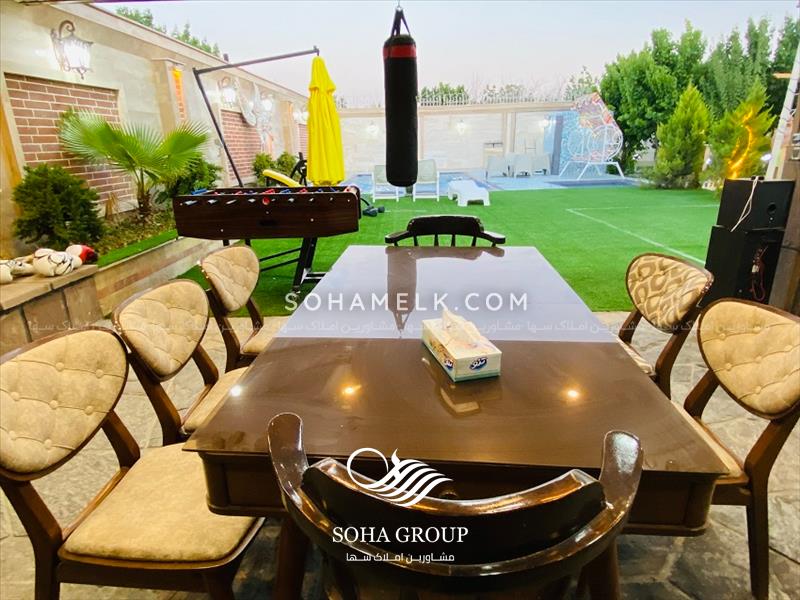 فروش باغ ویلای زیبا در دهکده ویلای کردزار شهریار