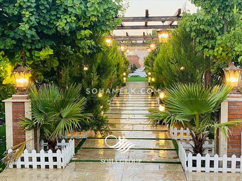 فروش باغ ویلای زیبا در دهکده ویلای کردزار شهریار