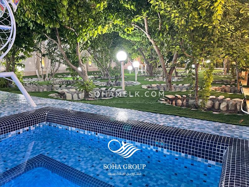 فروش باغ ویلای زیبا در دهکده ویلای کردزار شهریار