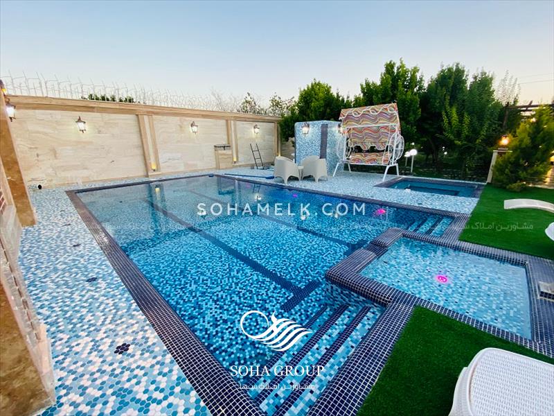 فروش باغ ویلای زیبا در دهکده ویلای کردزار شهریار