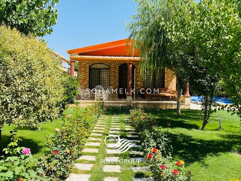 فروش باغ ویلای نقلی داخل شهرک ویلای واقع در صفادشت 