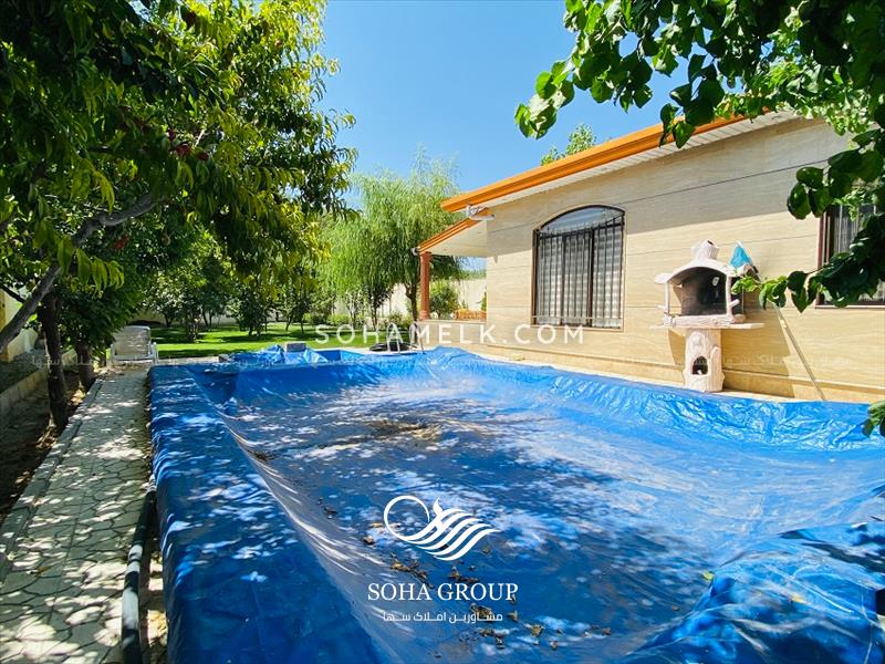 فروش باغ ویلای نقلی داخل شهرک ویلای واقع در صفادشت 