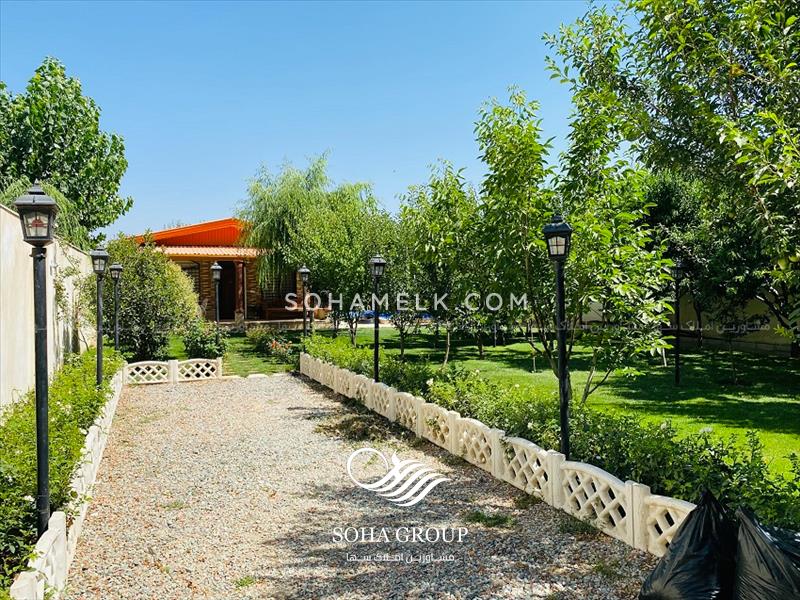 فروش باغ ویلای نقلی داخل شهرک ویلای واقع در صفادشت 