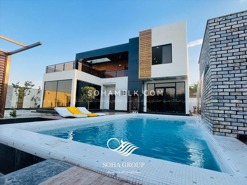 فروش زیباترین و لوکسترین باغ ویلای ملارد