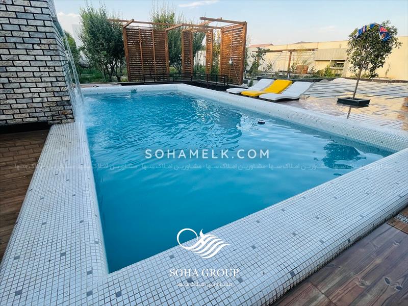 فروش زیباترین و لوکسترین باغ ویلای ملارد