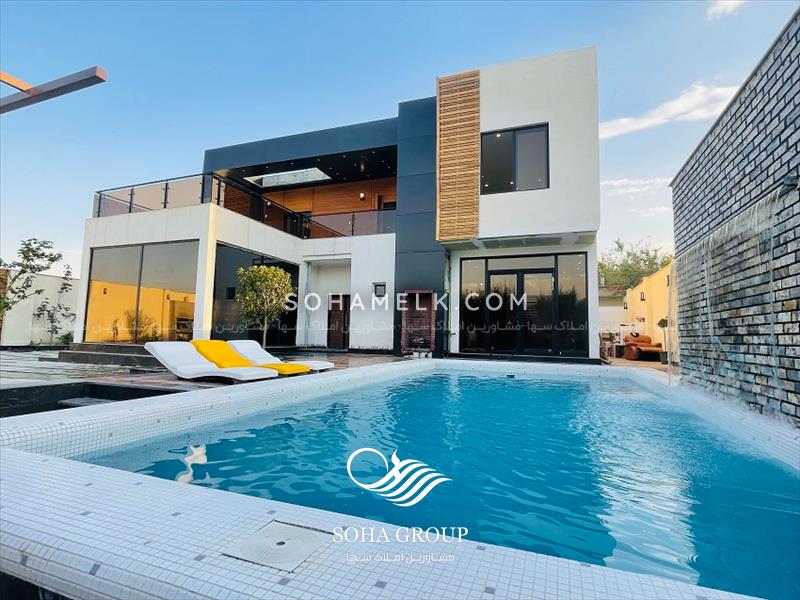 فروش زیباترین و لوکسترین باغ ویلای ملارد