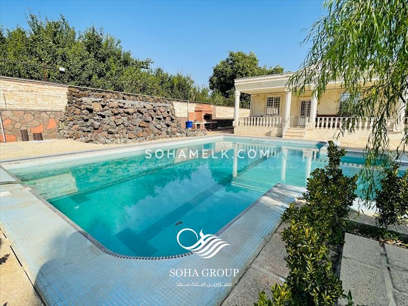 فروش باغ ویلای زیبا در دهکده ویلای کردزار شهریار 