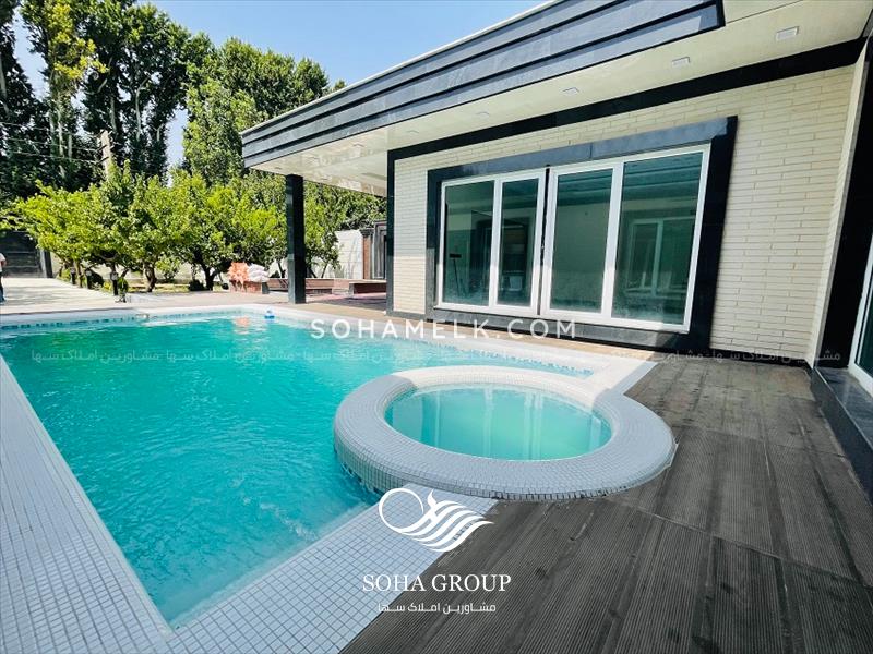 فروش باغ ویلای لوکس و زیبا در منطقه فاخر خوشنام ملارد 