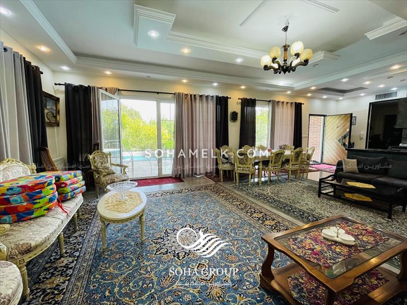 فروش باغ ویلای  لوکس و 1000 متری در دهکده ویلایی کردزار شهریار 