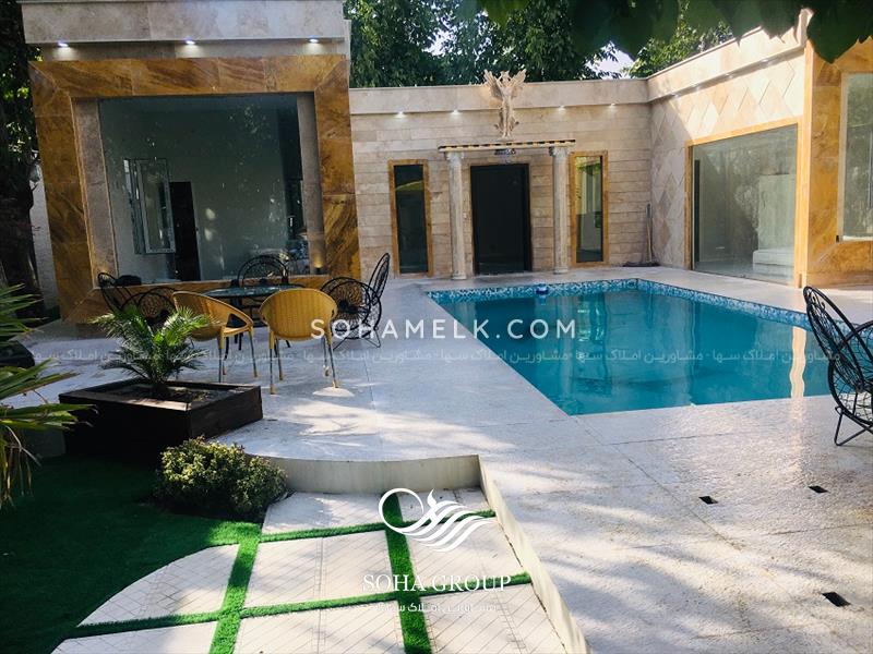 فروش باغ ویلای زیبا و مدرن در دهکده ویلای کردزار شهریار