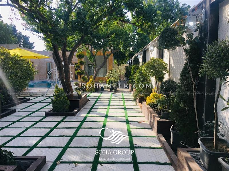 فروش باغ ویلای زیبا و مدرن در دهکده ویلای کردزار شهریار