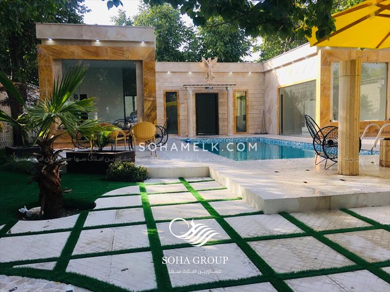 فروش باغ ویلای زیبا و مدرن در دهکده ویلای کردزار شهریار