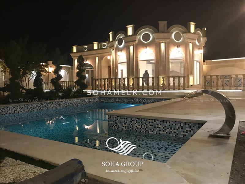 فروش باغ ویلای لوکس و 700 متری در یبارک شهریار