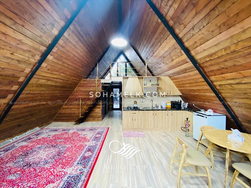 فروش باغ ویلا با ساختمان دوبلکس بصورت چوبی 