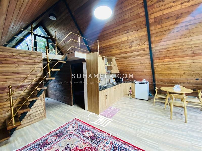 فروش باغ ویلا با ساختمان دوبلکس بصورت چوبی 