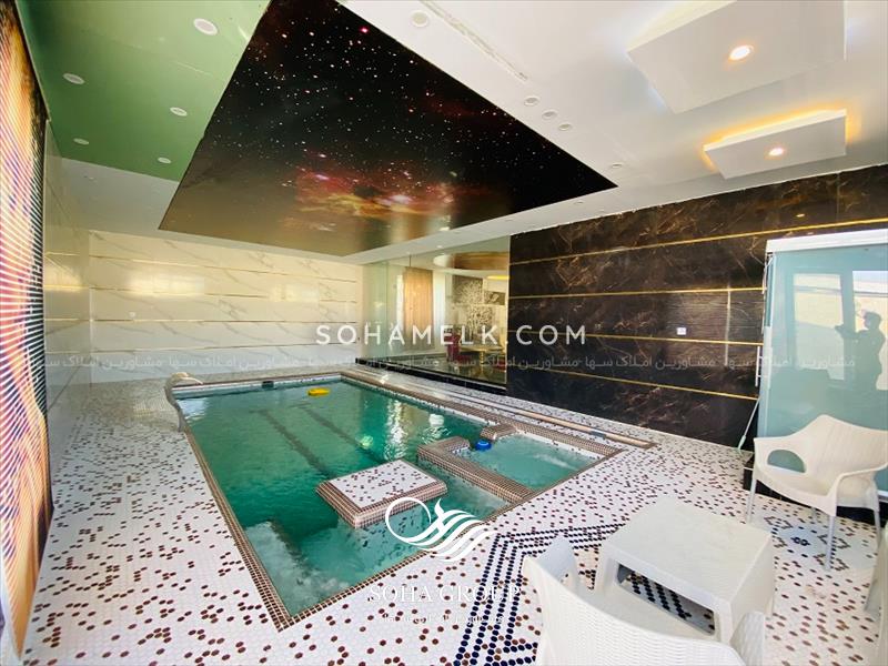 فروش باغ ویلای لوکس با استخر سرپوشیده در ابراهیم آباد شهریار