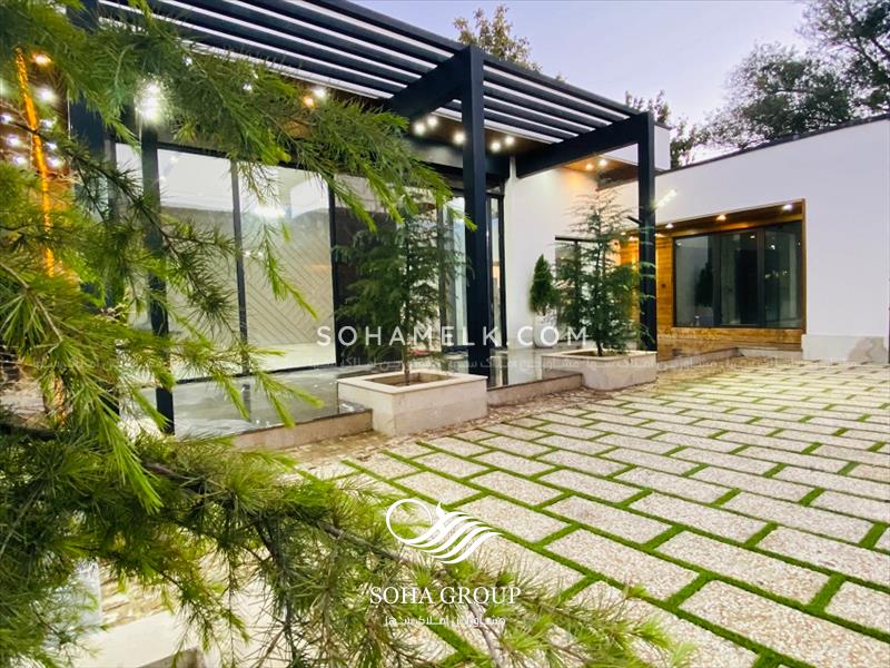 باغ ویلای مدرن و فوق العاده لوکس در دهکده ویلای کردزار شهریار