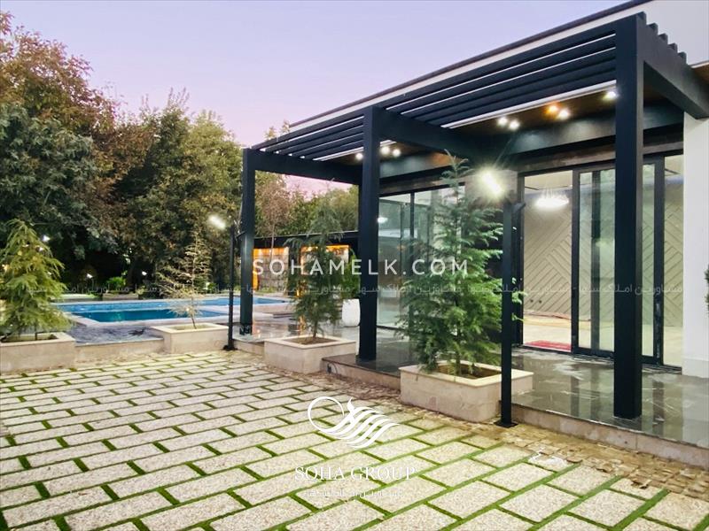 باغ ویلای مدرن و فوق العاده لوکس در دهکده ویلای کردزار شهریار