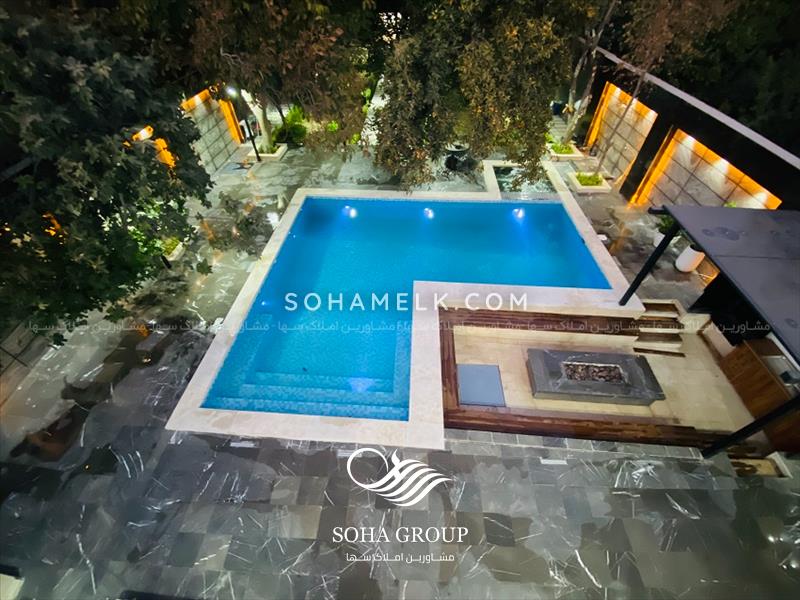 باغ ویلای مدرن و فوق العاده لوکس در دهکده ویلای کردزار شهریار