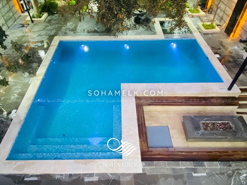 باغ ویلای مدرن و فوق العاده لوکس در دهکده ویلای کردزار شهریار