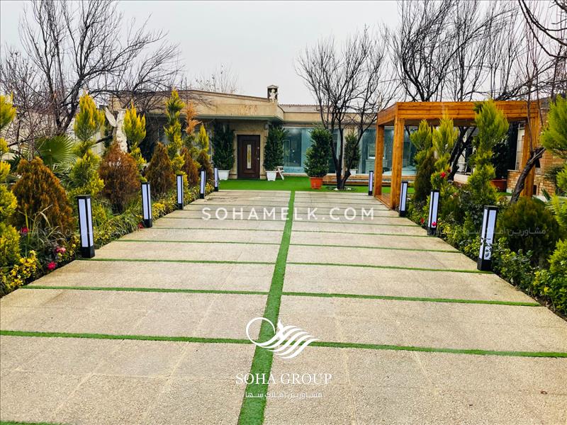 فروش باغ ویلای نقلی در دهکده ویلایی کردزار شهریار 