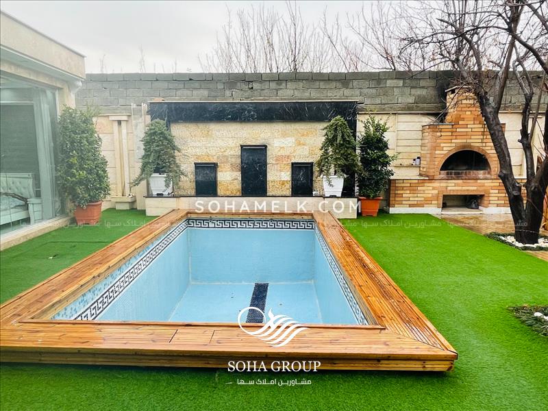 فروش باغ ویلای نقلی در دهکده ویلایی کردزار شهریار 