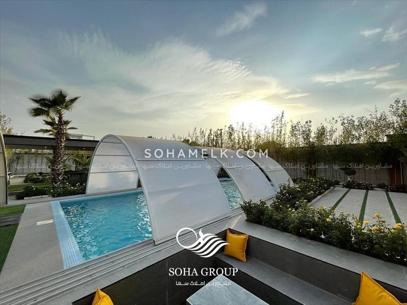 باغ ویلای لوکس و مدرن در شهرک زعفرانیه جنوب کردان کرج