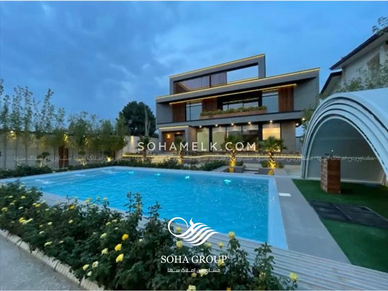 باغ ویلای لوکس و مدرن در شهرک زعفرانیه جنوب کردان کرج