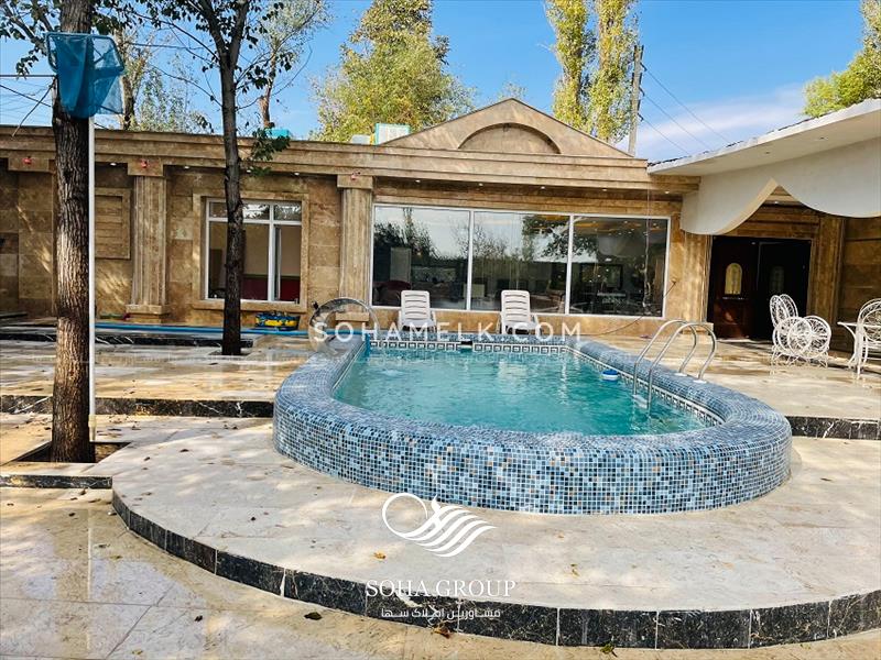 870 متر باغ ویلا در دهکده ویلایی کردزار شهریار