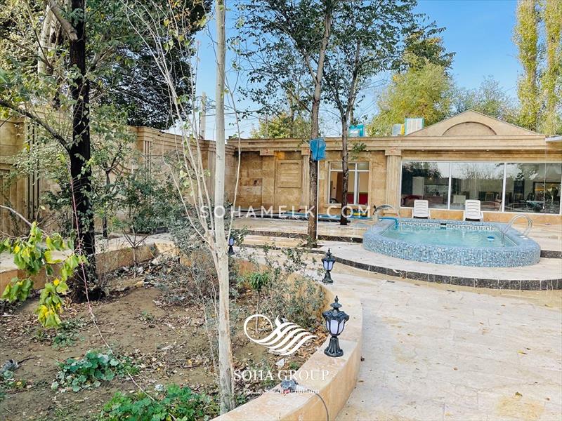 870 متر باغ ویلا در دهکده ویلایی کردزار شهریار