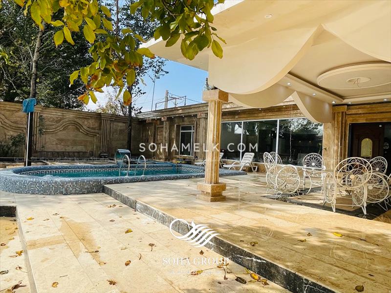 870 متر باغ ویلا در دهکده ویلایی کردزار شهریار