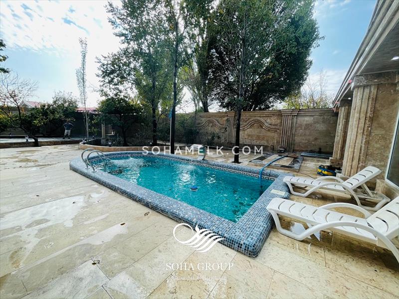 870 متر باغ ویلا در دهکده ویلایی کردزار شهریار