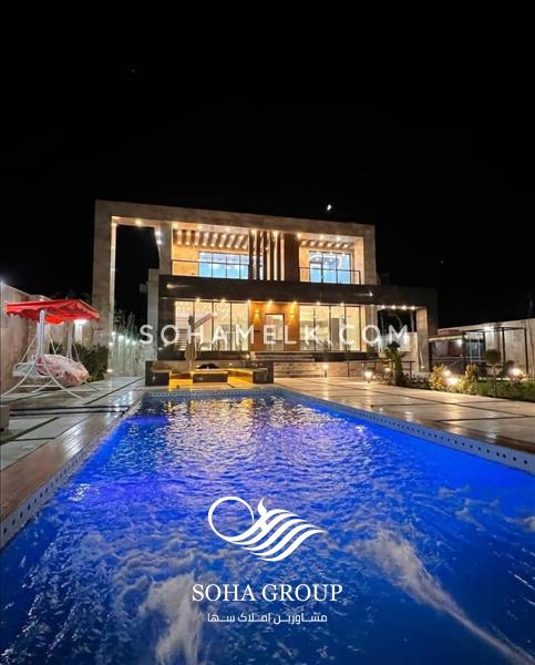 فروش باغ ویلای لوکس و مدرن در شهرک زعفرانیه جنوب کردان کرج 