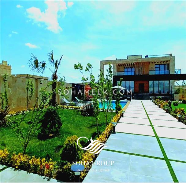 فروش باغ ویلای لوکس و مدرن در شهرک زعفرانیه جنوب کردان کرج 