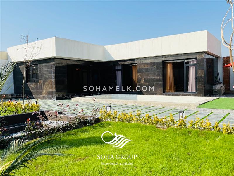500 متر باغ ویلای مدرن و نوساز در دهکده ویلایی کردزار شهریار 
