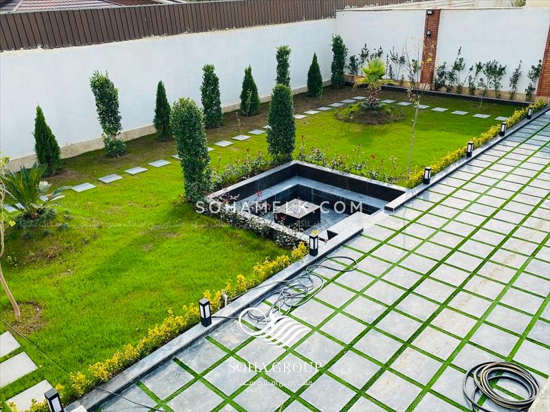 500 متر باغ ویلای مدرن و نوساز در دهکده ویلایی کردزار شهریار 