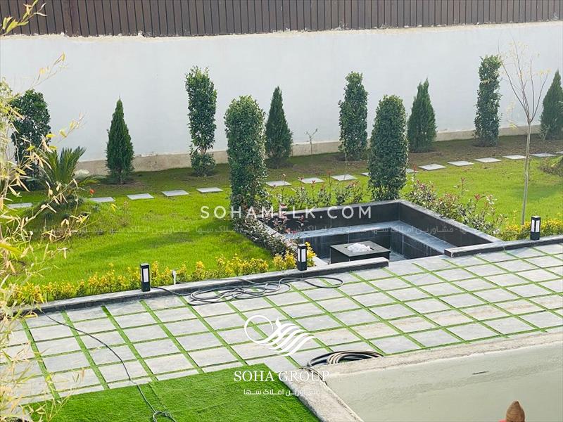500 متر باغ ویلای مدرن و نوساز در دهکده ویلایی کردزار شهریار 