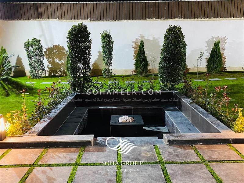 500 متر باغ ویلای مدرن و نوساز در دهکده ویلایی کردزار شهریار 