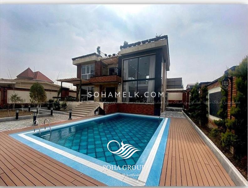 1000 متر باغ ویلای تریبلکس در شهرک زعفرانیه جنوب کردان کرج 