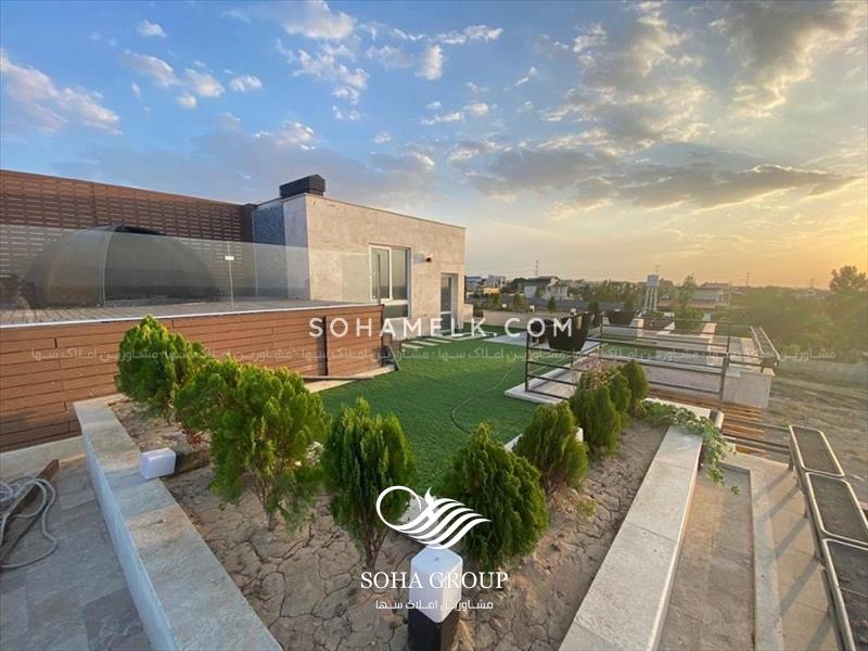 1000 متر باغ ویلای تریبلکس در شهرک زعفرانیه جنوب کردان کرج 