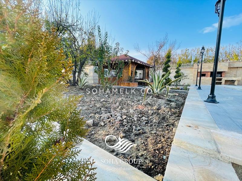 1400 متر باغ ویلای لوکس در دهکده ویلایی کردزار شهریار