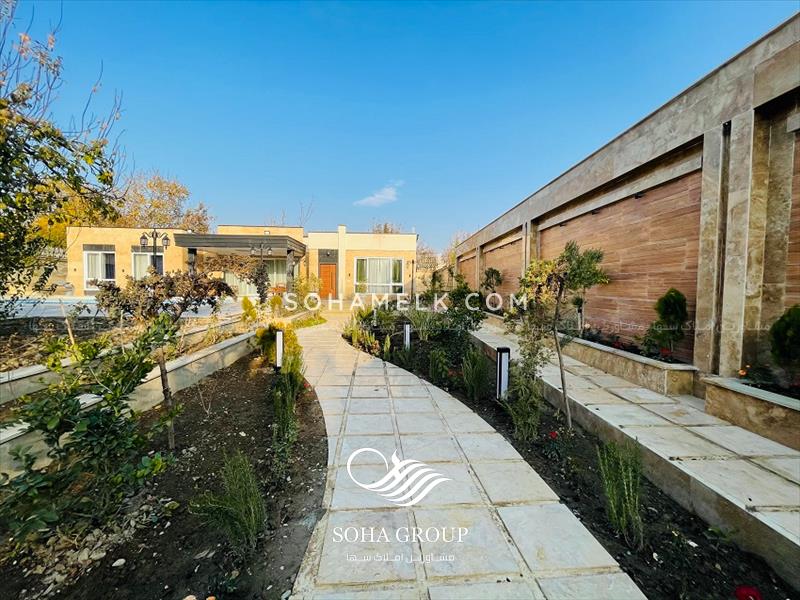 1400 متر باغ ویلای لوکس در دهکده ویلایی کردزار شهریار