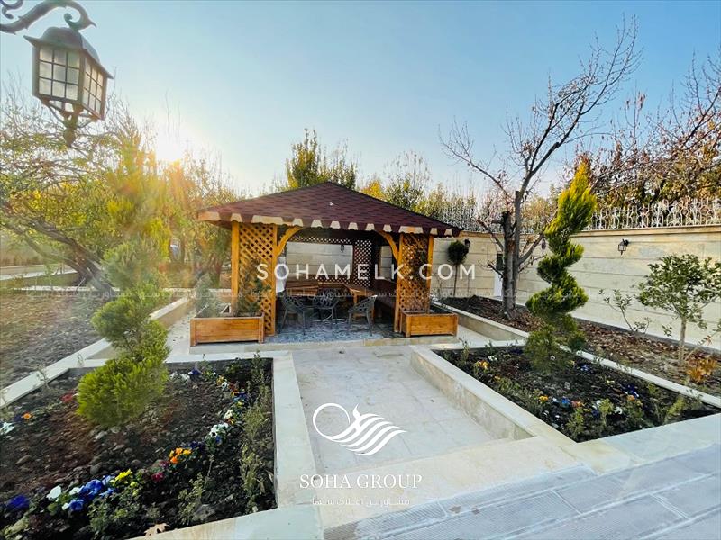 1400 متر باغ ویلای لوکس در دهکده ویلایی کردزار شهریار