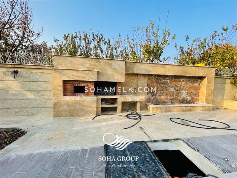 1400 متر باغ ویلای لوکس در دهکده ویلایی کردزار شهریار