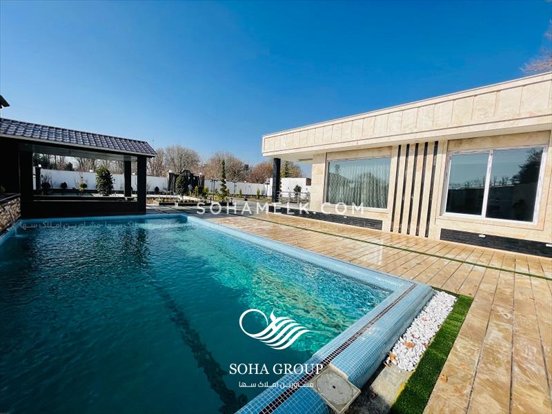 1100 متر باغ ویلا  لوکس و  نوساز در محمدشهر