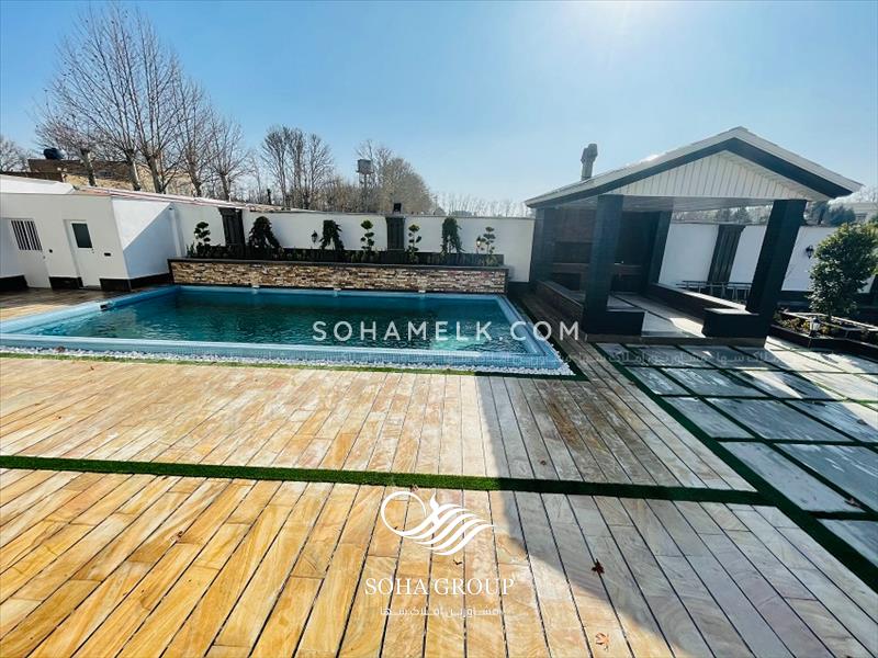 1100 متر باغ ویلا  لوکس و  نوساز در محمدشهر