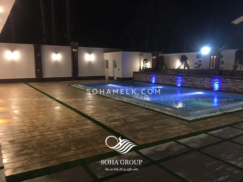 1100 متر باغ ویلا  لوکس و  نوساز در محمدشهر