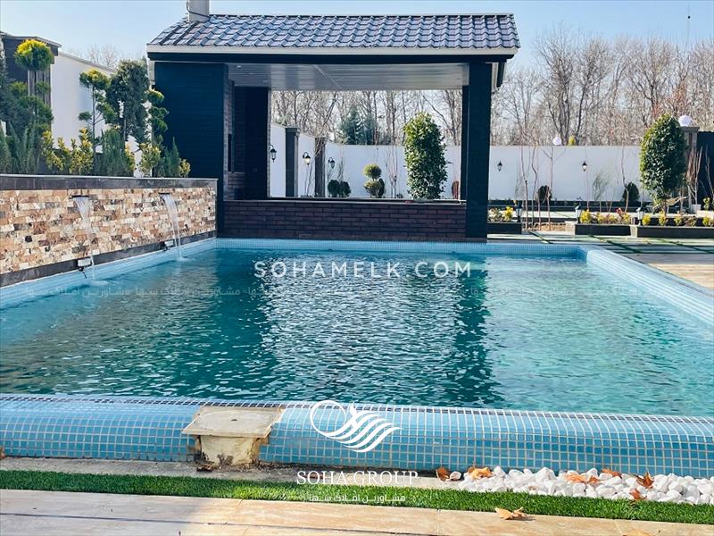 1100 متر باغ ویلا  لوکس و  نوساز در محمدشهر